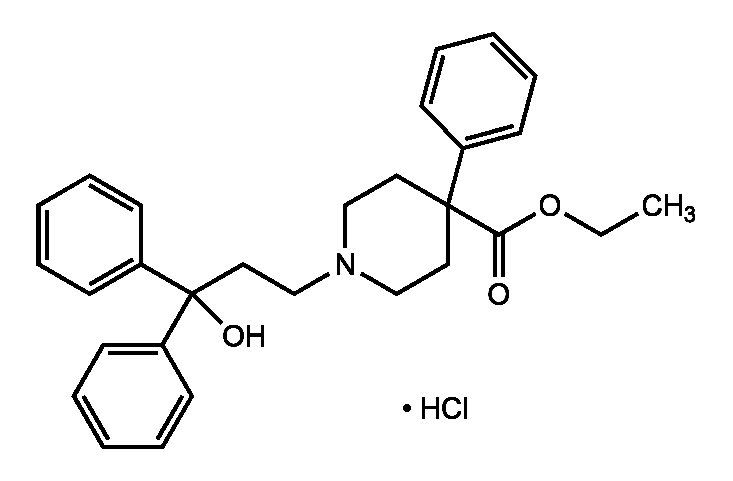 Fichier:Groupe 7-Diphénoxylate (chlorhydrate de).png