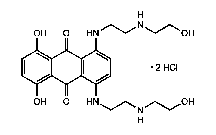 Fichier:Groupe 22-Mitoxantrone (chlorhydrate de).png